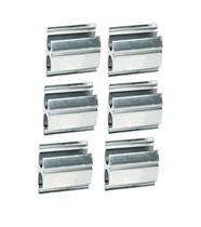 Kit 6 conector tipo h alum.(b) 25-35mm a 1,5-10mm 89318-8