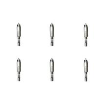 Kit 6 Conectores RCA Macho PLG A/V RCA NINJA - SANTO ANGELO