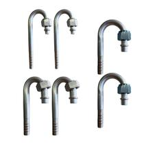 Kit 6 Conexões 180 Graus Oring Fêmea 6mm 8mm 10mm Alumínio Kit 6 Conexões 180 Graus Oring Fêmea 6mm 8mm 10mm Alumínio