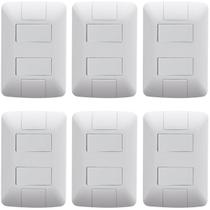Kit 6 Conjunto Interruptor Simples + Paralelo 6a Tramontina Kit 6 Conjunto Interruptor Simples + Paralelo 6a Tramontina