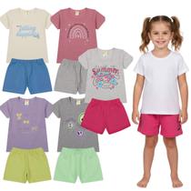 Kit 6 Conjuntos Infantil Verão Menina e Menino 12 peças 01 ao 16 Anos Kit 6 Conjuntos Infantil Verão Menina e Menino 12 peças 01 ao 16 Anos