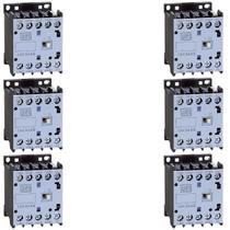 Kit 6 Contator Mini 10a WEG 4 NA 190V/220V CWCA0-40-00V26 Kit 6 Contator Mini 10a WEG 4 NA 190V/220V CWCA0-40-00V26
