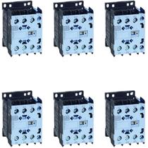 Kit 6 Contator Mini 22a WEG 3 NA 190V/220V CWC025-00-30V26