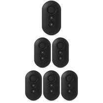 Kit 6 Controle Remoto para Alarme e Portão XAC 4000 Smart Preto Intelbras