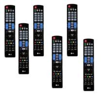 Kit 6 Controles Remotos LG Smart TV 3D AKB74115501 Kit 6 Controles Remotos LG Smart TV 3D AKB74115501