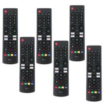 Kit 6 Controles Remotos Smart TV LG AKB76040304