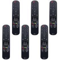 Kit 6 Controles Smart Magic MR22GA TV LG 50UQ8050PSB, 55UQ801C0SB, 65UQ8050PSB - AKB76039903