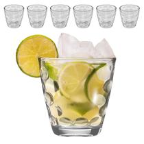 Kit 6 Copo Baixo Vidro 290ml Caipirinha Drinks Suco Agua