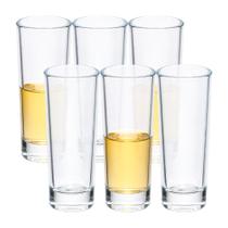 Kit 6 Copo de Shot Dose Vidro Titanium Copinho Cachaça Tequila Resistente Luxo 65ml Haüskraft Premium Kit 6 Copo de Shot Dose Vidro Titanium Copinho Cachaça Tequila Resistente Luxo 65ml Haüskraft Premium