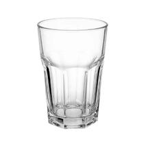 Kit 6 Copo de Vidro resistente 250ml transparente Vitaminas