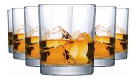 Kit 6 Copo De Whisky Drink Caipirinha Vidro Prestige Rocks 265ML - Nadir