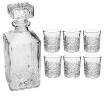 Kit 6 Copo para Whisky Drink 345ml + Jarra Licoreira 900ml