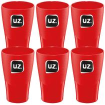 Kit 6 Copos 300 ml Café Água Cerveja Alça Plástico Chopp Kit 6 Copos 300 ml Café Água Cerveja Alça Plástico Chopp