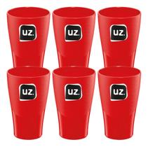 Kit 6 Copos 300 Ml Café Água Cerveja Plástico Chopp