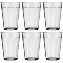 Kit 6 Copos Americanos Vidro Transparente 190ml Café Cerveja Bar Nadir Figueiredo