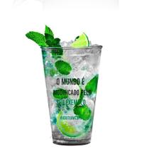 Kit 6 Copos Big Drink Eco Personalizados Mude Seus Hábitos