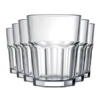 Kit 6 Copos Bristol Long Drink 410ml Nadir Vidro Grosso Suco