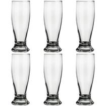 Kit 6 Copos Chopp Transparente 350ml Taça Tulipa Bar Cerveja