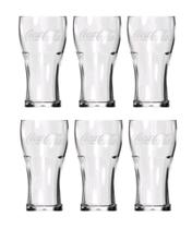 Kit 6 copos Coca Cola Contour 473 ml