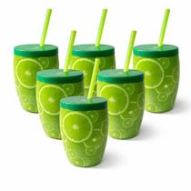 Kit 6 Copos de Fruta Limão 650 ML - Injetemp Kit 6 Copos de Fruta Limão 650 ML - Injetemp