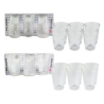 Kit 6 Copos de Vidro 200ml Arizona Transparente Kit 6 Copos de Vidro 200ml Arizona Transparente