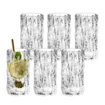 Kit 6 Copos De Vidro Reforçado Grosso 300ml Suco Água Kit 6 Copos De Vidro Reforçado Grosso 300ml Suco Água