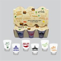 Kit 6 Copos Dose 50ml Peck - Aloha