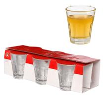 Kit 6 Copos Dose Clear Vidro P/ Shot Drinks Bar 40 ML