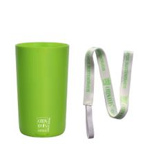 Kit 6 Copos Eco Sustentavel 500ml Com Cordão Green Cups - Krystalon