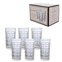 Kit 6 Copos Linha Drinkware Crisp 380ml Long Drink Hauskraft