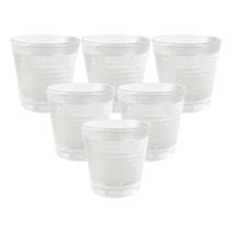 Kit 6 Copos Maldini 250ml em Vidro Talco Leves, Resistentes e Estilosos - Lottus Kit 6 Copos Maldini 250ml em Vidro Talco Leves, Resistentes e Estilosos - Lottus