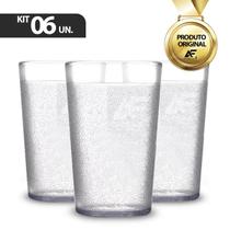 Kit 6 Copos Policarbonato Inquebrável 250ml Anti Impacto