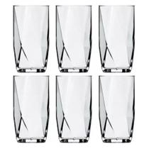 Kit 6 Copos Topázio Água Suco Drinks Nadir 7658 360ml