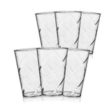 Kit 6 Copos Twister 700Ml Transparentes Acrílico Kit 6 Copos Twister 700Ml Transparentes Acrílico