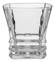 Kit 6 Copos Uísque Vidro 250ml 9x9x10cm Transparente Kit 6 Copos Uísque Vidro 250ml 9x9x10cm Transparente