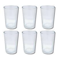 Kit 6 Copos Vidro Para Agua Suco 200 ml Arizona Pontilhado Kit 6 Copos Vidro Para Agua Suco 200 ml Arizona Pontilhado