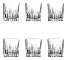 Kit 6 Copos Whisky De Vidro Luxo Classico Uisque Drink - Reno Comércio e Distribuição