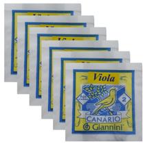 Kit 6 Cordas Avulsa Viola Caipira 2 Par- Ceb Mi - Canario