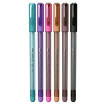 kit 6 Cores Caneta em Gel Glitter Cis Gelyx 1.0mm Escrita Macia Suave Papelaria Tinta com Brilho kit 6 Cores Caneta em Gel Glitter Cis Gelyx 1.0mm Escrita Macia Suave Papelaria Tinta com Brilho