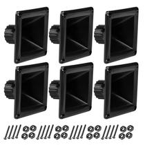 Kit 6 Corneta LC150 Quadrada Para Driver Som Com Parafusos