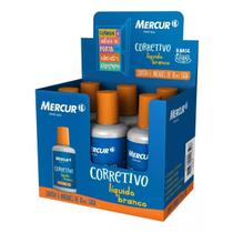 Kit 6 Corretivo líquido branco Mercur 18ml à base de água Kit 6 Corretivo líquido branco Mercur 18ml à base de água
