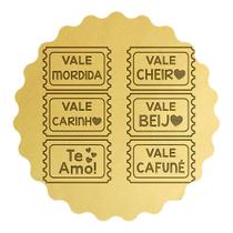 Kit 6 Cortador Biscoito Dia dos Namorados Vale Beijo