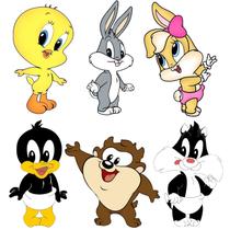 Kit 6 Cortador Modular Looney Tunes Baby 7CM Kit 6 Cortador Modular Looney Tunes Baby 7CM