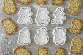Kit 6 Cortadores de Biscoito de Halloween de Capivara