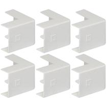 Kit 6 Cotovelo Externo Sistema-x 50x20 Branco Pial Legrand