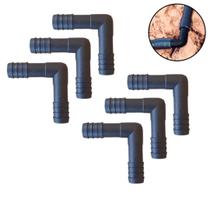 Kit 6 Cotovelo Para Mangueira 1/2 Polegadas Conexão Joelho L 1/2 para jardim horta e irrigação