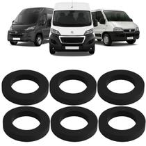 Kit 6 Coxim Borracha Anel Do Escapamento Jumper Boxer Ducato