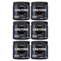 Kit 6 Creatina Pura 150g Pote (900g) - Black Skull