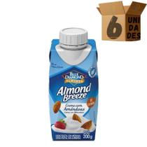 Kit 6 Creme com Amêndoas Almond Breeze 200g - Piracanjuba