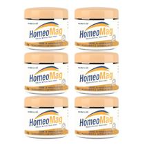 Kit 6 Creme de Hidratação para Pés Ressecados Calcanhar Rachados Homeo Mag Nobrevie 30g